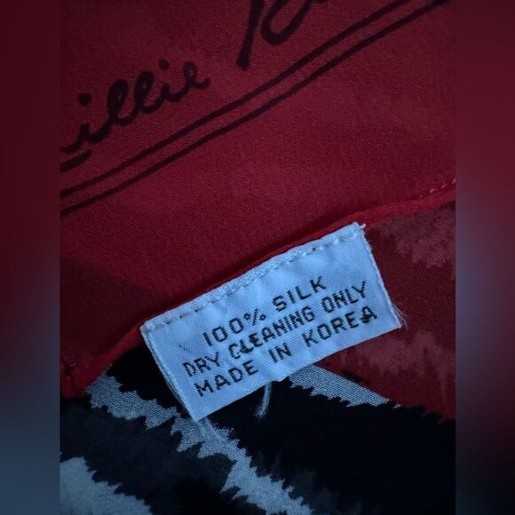 Vintage Lillie Rubin Silk Scarf - Picture 3 of 3